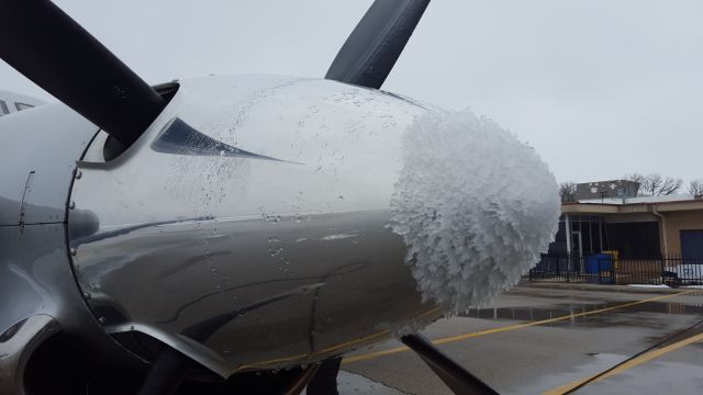 Pilatus PC-12 — - Ice after the approach into Carlsbad NM