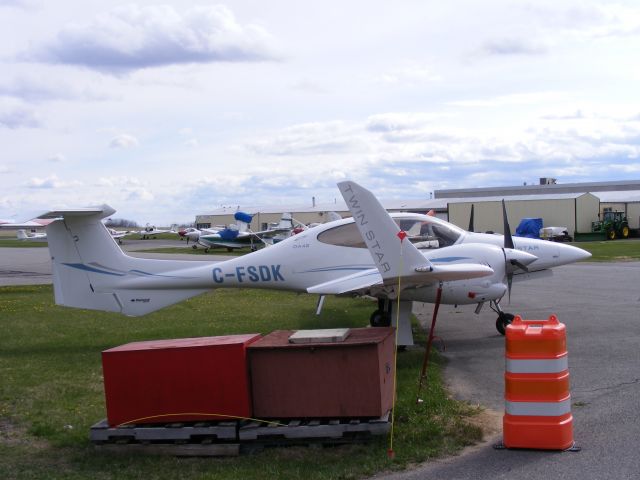 Diamond Twin Star (C-FSDK) - Sanders geological survey aircraft