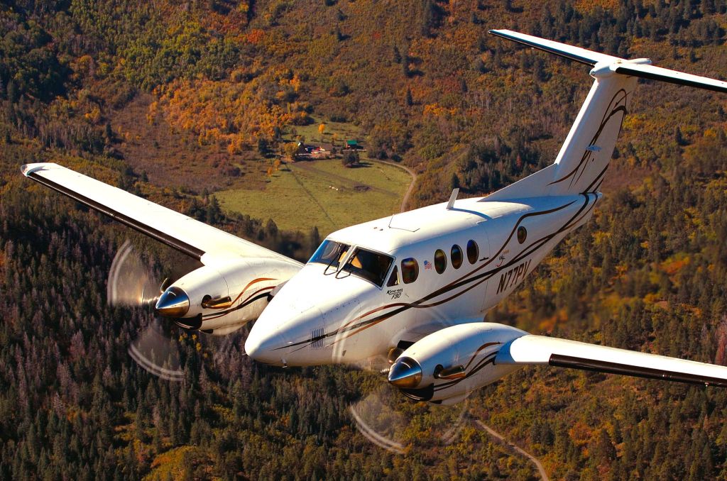 N77PV — - Blackhawk King Air F90xp over Pagosa Springs Colorado