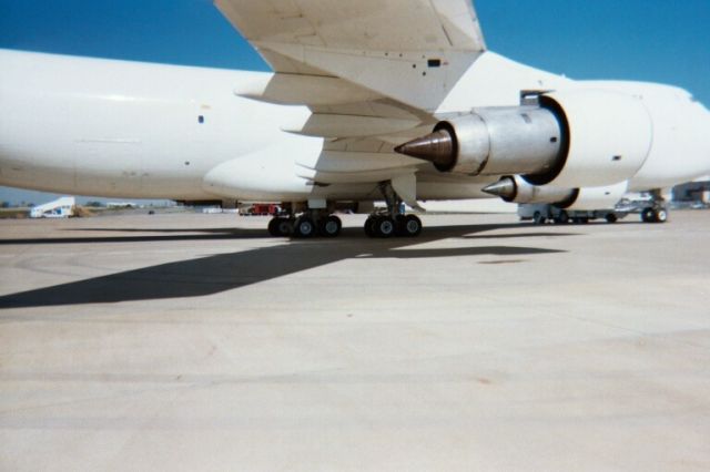 Boeing 747-200 (A6-GDP) - From the Dubai Royal AIr Wing, in Louisville for a horse charter this aircraft was used exclusively for transporting the horses for the Sultan of Dubai.