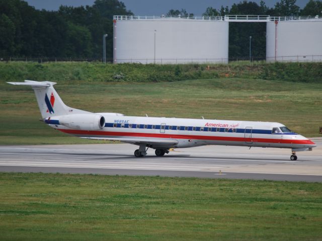 Embraer ERJ-145 (N685AE) - In position 18C at KCLT - 5/21/13