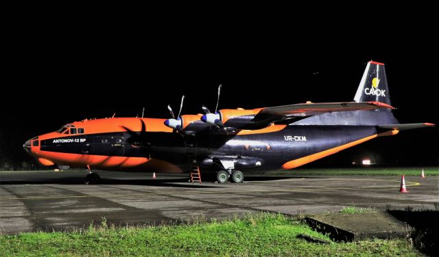 Antonov An-12 (UR-CKM) - cavok air an-12bp ur-ckm at shannon 9/11/21.