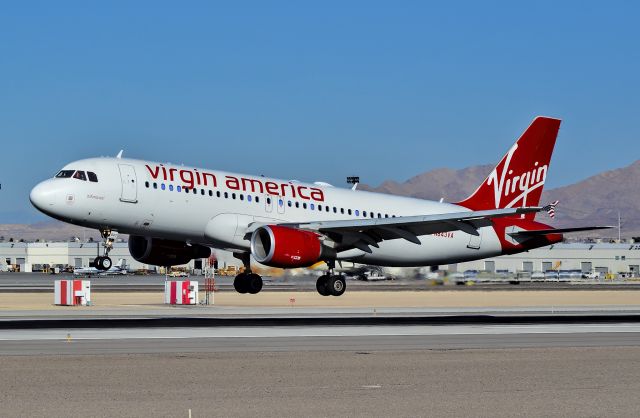 Airbus A320 (N843VA) - N843VA Virgin America 2011 Airbus A320-214 - cn 4814 ¡VÁmonos! - Las Vegas - McCarran International (LAS / KLAS)br /USA - Nevada, January 15, 2014br /Photo: Tomás Del Coro