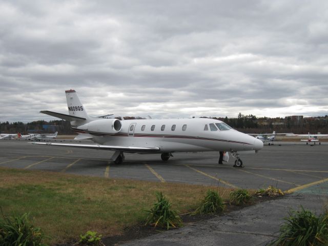 Cessna Citation Excel/XLS (N609QS) - Parked on the ramp after arriving from Sarasota, FL (KSRQ).