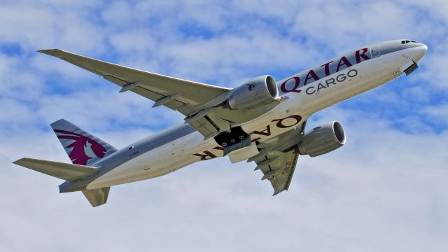 Boeing 777-200 (A7-BFC) - This photo was taken Sunday, June 25, 2017, at the south parking garage. Uploaded in low-resolution. Full resolution is available at cowman615 at Gmail dot com. cowman615@gmail.com