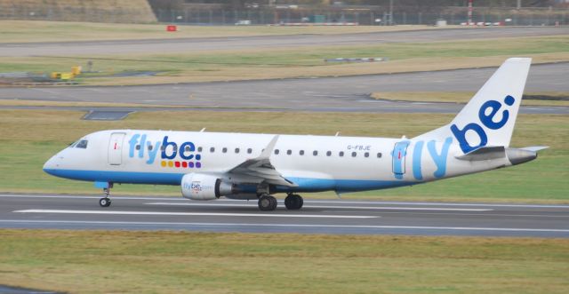 Embraer 175 (G-FBJE) - Taken from Freeport Carpark