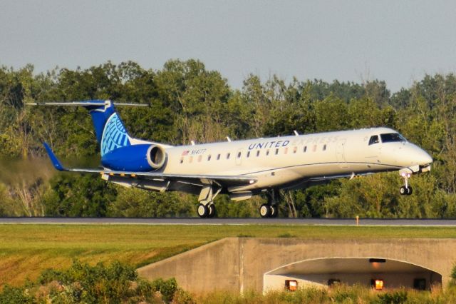 Embraer ERJ-145 (N14177) - Embraer ERJ-145XR opby Commutair br /Repainted into "EVO Blue" livery December 2019