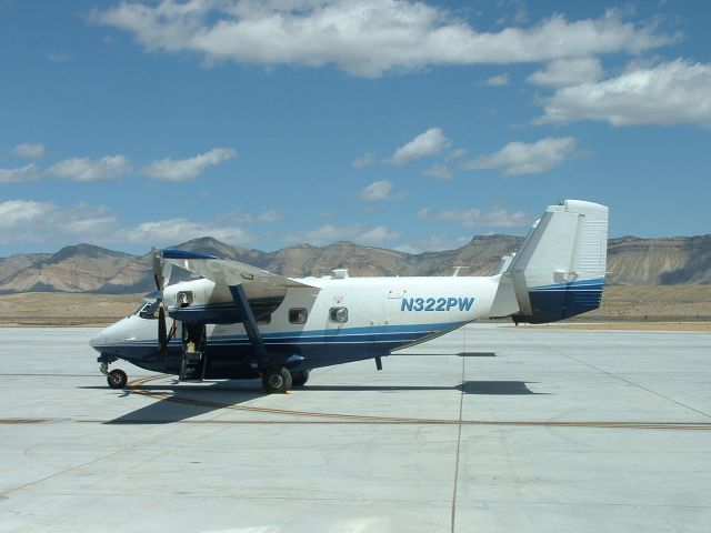 PZL-MIELEC Skytruck (N322PW) - 22 APR 2011 - US Air Force C-145A still wearing it's civil registration visiting KGJT