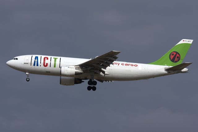 Airbus A300F4-600 (TC-ACY) - Bringing the first Euro Banknotes to Malta.