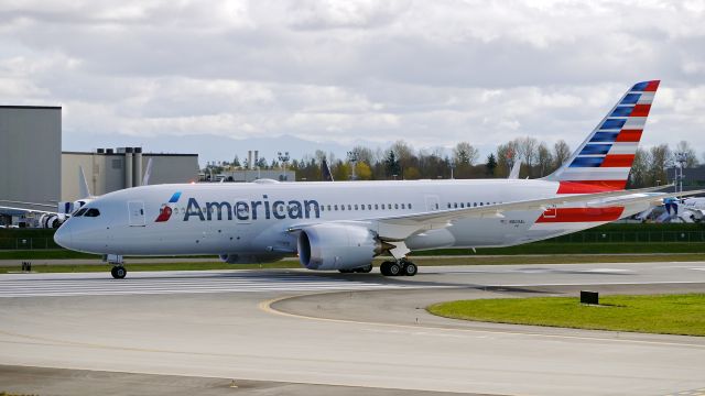 Boeing 787-8 (N803AL) - BOE820 taxis to the Boeing ramp after its B1 flight on 3/18/15. (ln 268 / cn 40621).