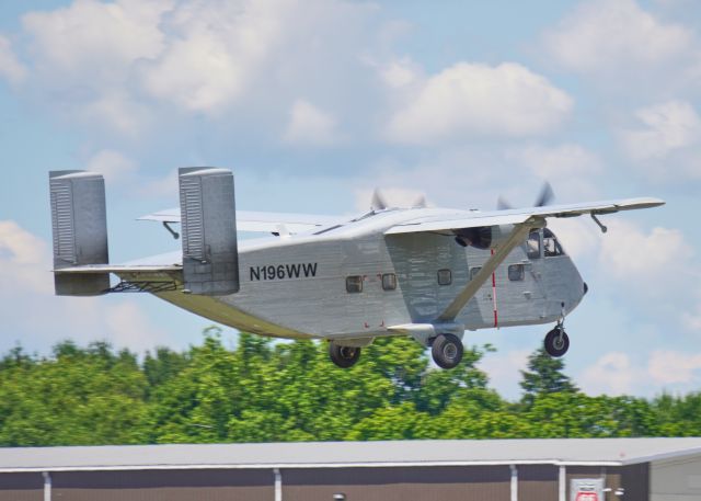 Short Skyvan (N196WW) - Departing Runway 8