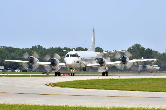 Lockheed P-3 Orion (N290) - U.S. Navy Lockheed P-3 Orion arriving at Thunder Over Michigan 2018.