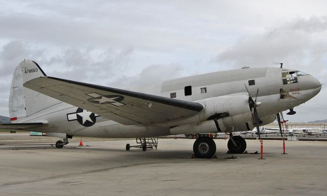 CURTISS Commando (47-8663) - "China Doll" (c/n 44-78663) at the Air Force Aviation museum.