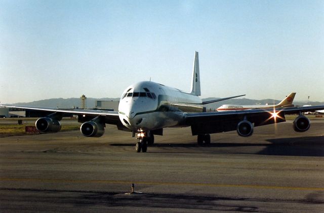 McDonnell Douglas DC-8-60 (N868BX) - KLAX - Imperial terminal March 1989 - enough said.