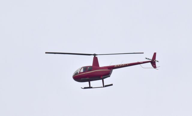 Robinson R-44 (N584CC) - above the beeches on the memorial day
