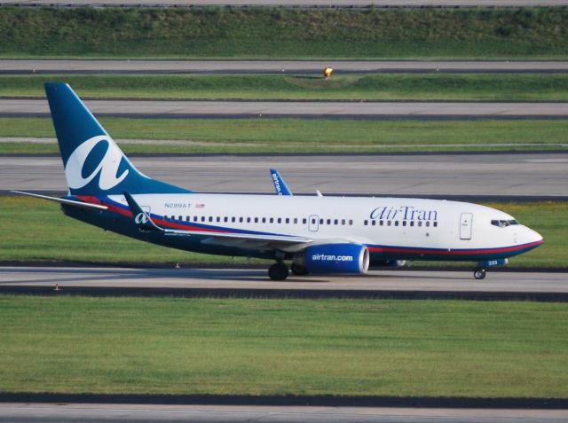 Boeing 737-700 (N299AT) - Taxiing 6/16/12