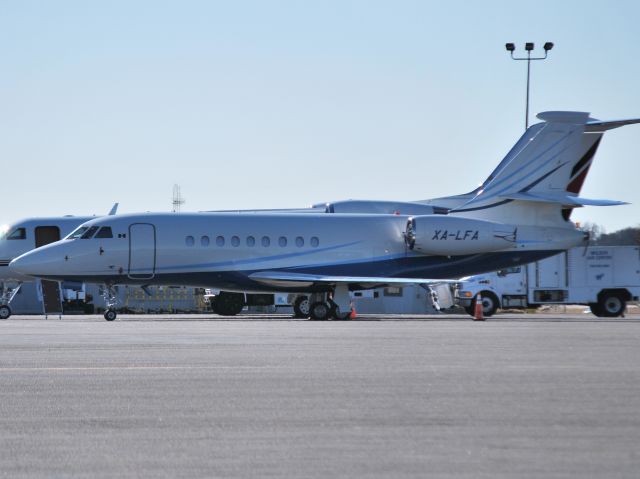 Dassault Falcon 2000 (XA-LFA) - GRUPO ALFA (Alfa Group - Monterrey, Mexico) at Wilson Air Center - 12/10/14