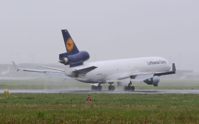 Boeing MD-11 (D-ALCD) - lufthansa cargo md-11f d-alcd landing at shannon from frankfurt 3/7/17.