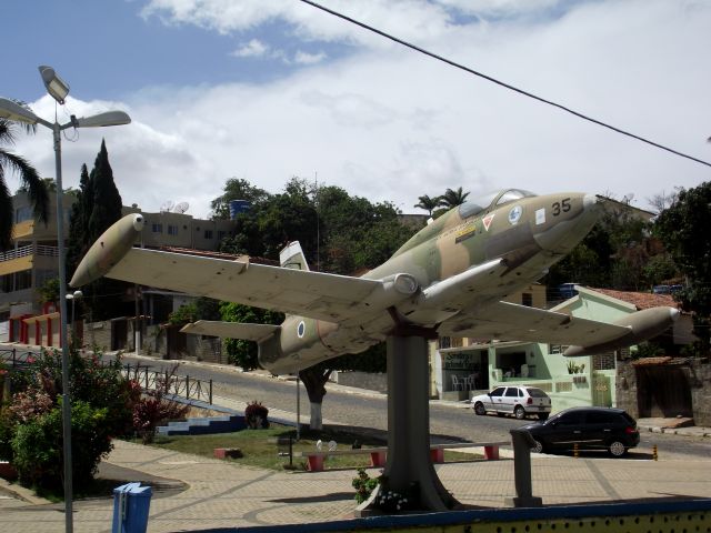 FAB4635 — - ATLAS MK-326K2 IMPALA / FORÇA AÉREA BRASILEIRA (BRAZILIAN AIR FORCE) / AERONAVE EM EXPOSIÇÃO ESTÁTICA NA CIDADE DE TRIUNFO, NO ESTADO DE PERNAMBUCO (BRASIL) POR DOAÇÃO DO 2º COMAR DE RECIFE/PE. 