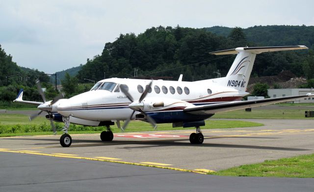 Beechcraft Super King Air 350 (N904MC) - Taxi into the Reliant air ramp, where you find the cheapest fuel in Danbury!