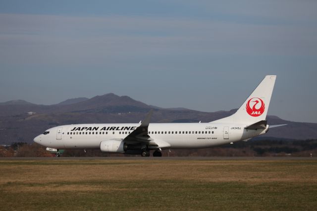 Boeing 737-800 (JA349J) - 23 November 2015:HKD-HND.