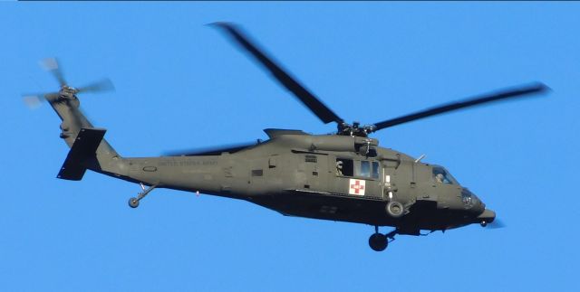 G1420687 — - Medevac UH60 on approach to CVO evening of 21st June 2022.