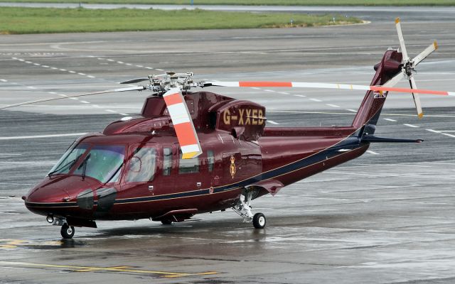 G-XXEB — - the queens helicopter s76c g-xxeb at shannon 19/5/15.