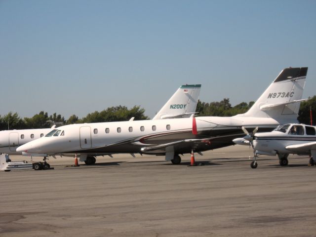 Cessna Citation Sovereign (N973AC) - Parked at Santa Ana