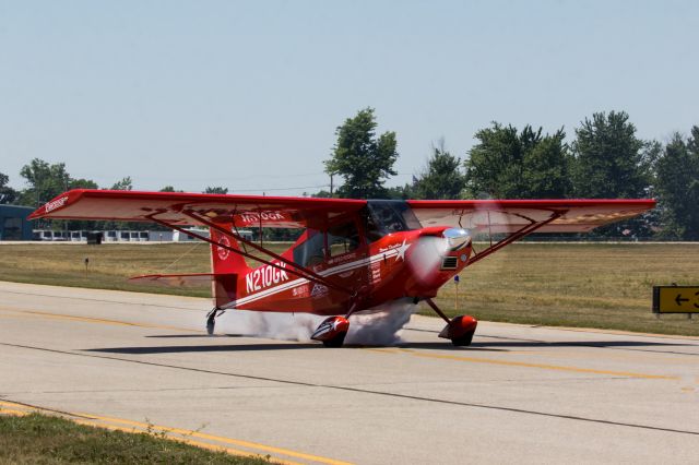 N210GK — - This is an image of Greg Koontz in his American Champion Extreme Decathlon aircraft rushing by at the Livingston County Airshow on June 25th, 2016.