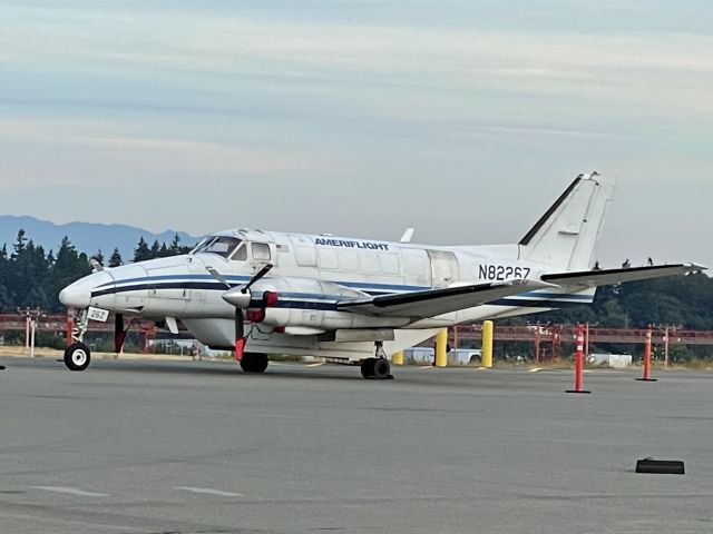 Beechcraft Airliner (N8226Z) - While at cargo one fueling a ASA/Skywest E175ER to (PDX), saw this BE99..(-: