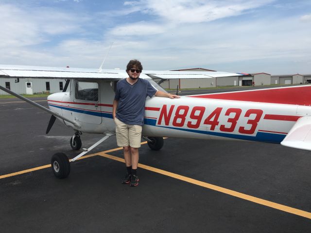 Cessna 152 (N89433) - I have completed my first solo! In this Cessna 152, N89433. Taken June 30, 2020.