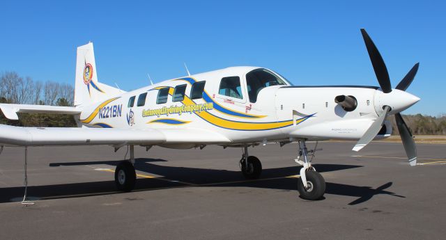 PACIFIC AEROSPACE 750XL (N221BN) - A 2010 model PAC P-750 XSTOL on the ramp at Word Field, Scottsboro Municipal Airport, AL - afternoon of January 29, 2021.