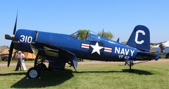 AMU72378 — - A Chance-Vought F4U-4 Corsair at Airventure 2017, Wittman Regional Airport, Oshkosh, WI - July 27, 2017.