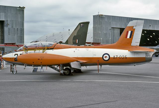 A7025 — - AUSTRALIA - AIR FORCE - COMMONWEALTH CA-30 (MB-326H) - REG : A7-025 (CN CA-30-25) - EDINBURGH RAAF BASE ADELAIDE SA. AUSTRALIA - YPED 2/4/1979