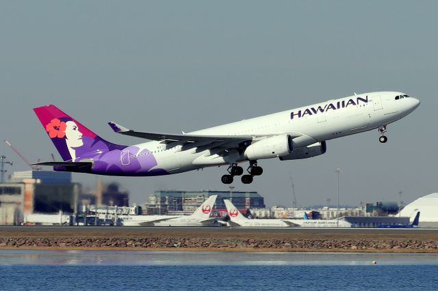 Airbus A330-200 (N375HA) - 'Hawaiian 89' departing back to Honolulu International Airport