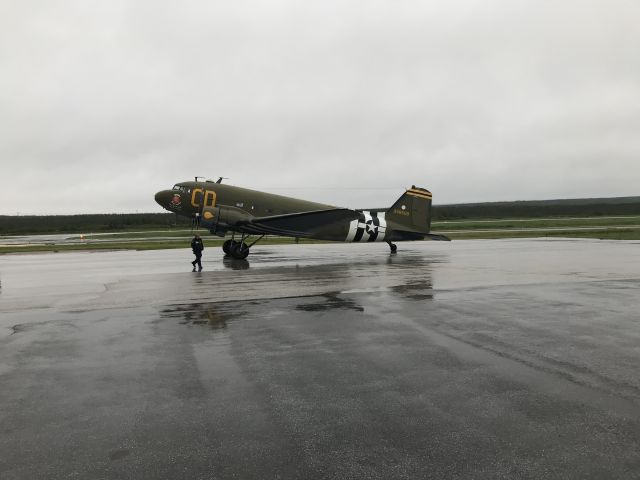 — — - A C47 visiting YDF