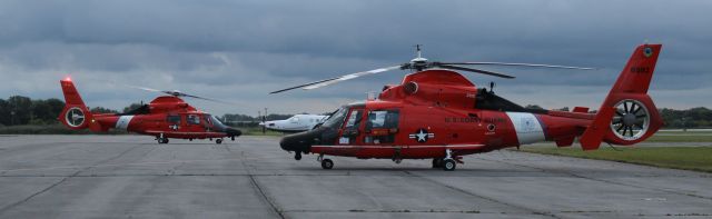 N6592 — - Picture was taken on the ramp at Gary Regional Airport the Coast Guard coming in for fuel.