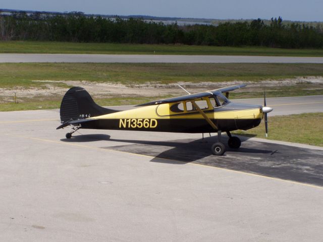 Cessna 170 (N1356D) - Will soon tow banner