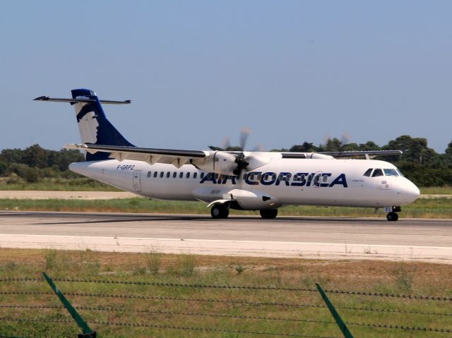 ATR ATR-72 (F-GRPZ) - summer flight BIA/TLN/AJA