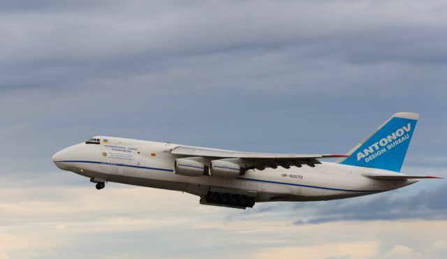 Antonov An-124 Ruslan (UR-82072) - ADB2854 A124 off runway 08.