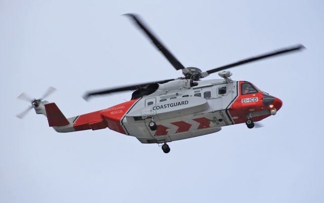 Sikorsky Helibus (EI-ICD) - irish coastguard s-92 eiicd at shannon 8/1/14.