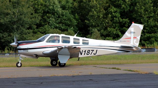 Beechcraft Bonanza (36) (N187J) - Taken on September 7, 2013.