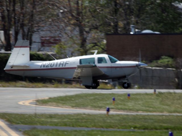 Mooney M-20 (N201RF) - Take off runway 32. That is a fast aircraft!