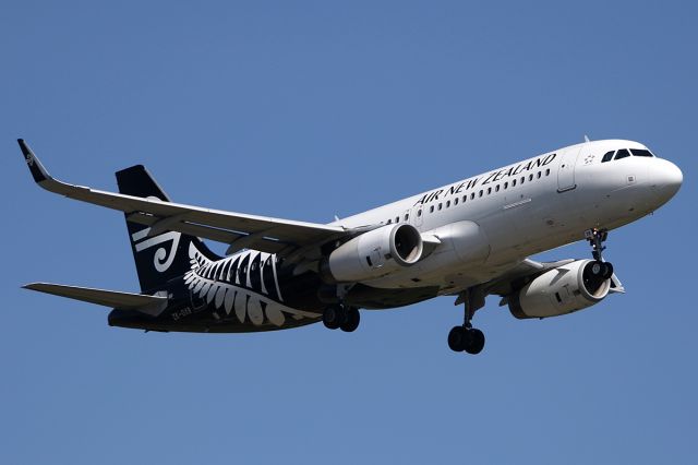 Airbus A320 (ZK-OXB) - on 31 January 2019