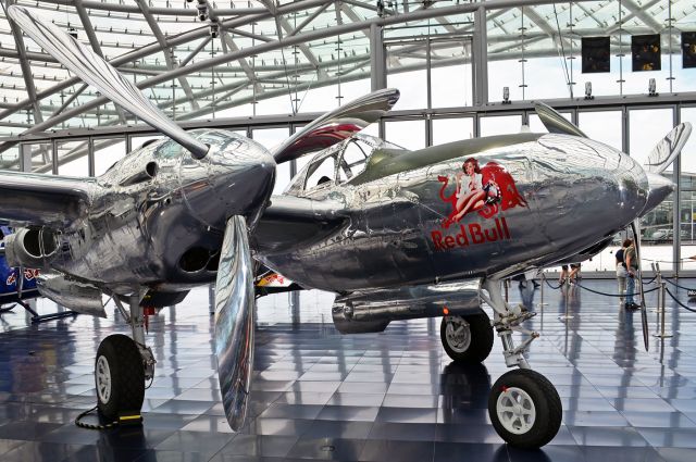 Lockheed P-38 Lightning (N25Y) - 1944 P-38L The Flying Bulls, Hangar-7 Salzburg, June 2024