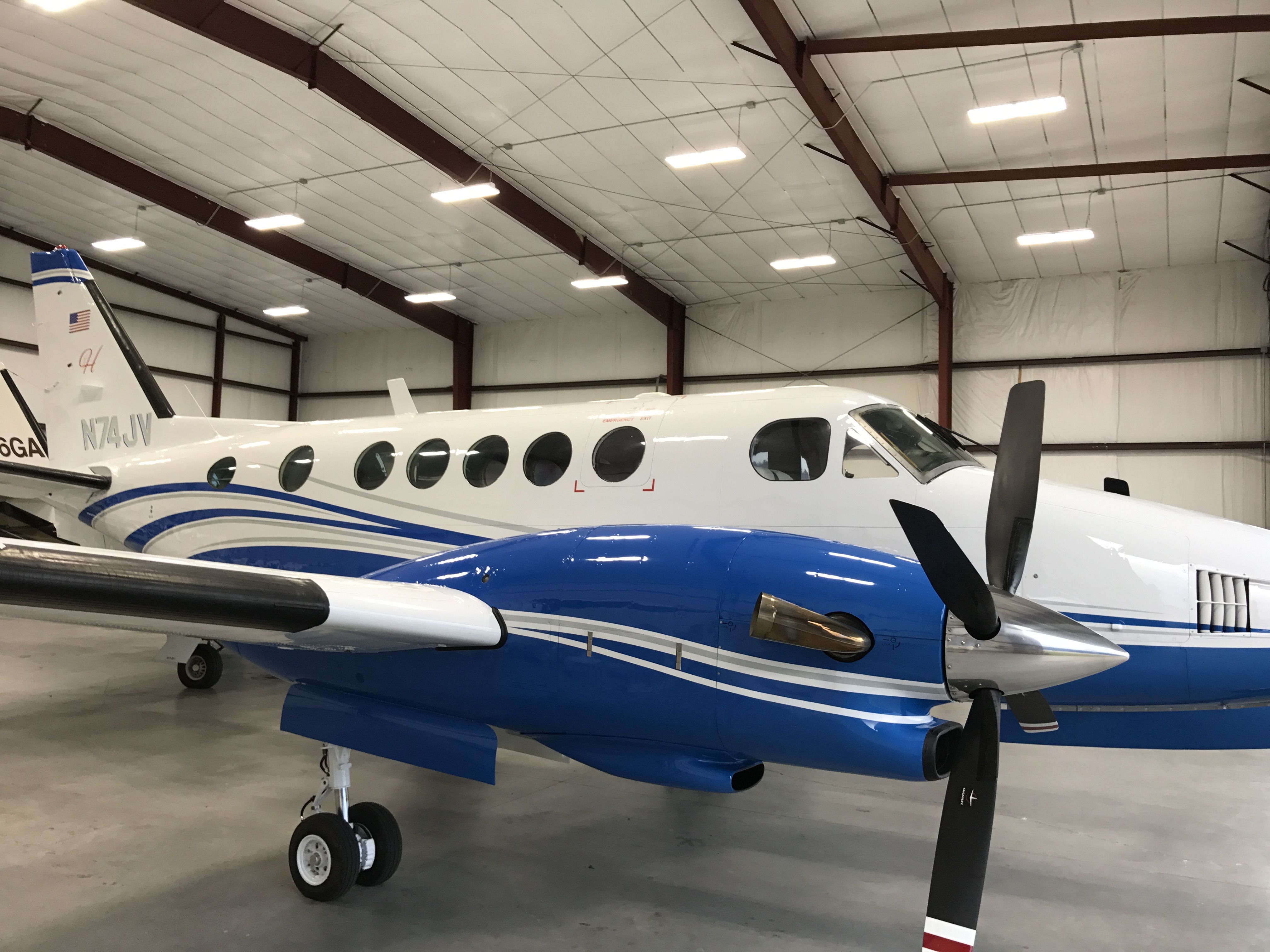 Beechcraft King Air 100 (N74JV) - Harden executive aviation 