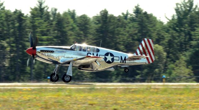 North American P-51 Mustang (NL251MX) - P51-C landing today at PYM