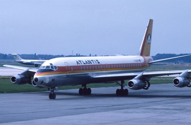 McDonnell Douglas Jet Trader (D-ADIM) - DC-8-33 in June 1969 at Düsseldorf (EDDL)