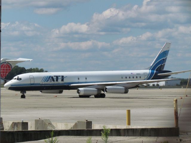 McDonnell Douglas DC-8-60 (N41CX) - An abandon ATI DC-8-60, sitting on the tarmac of KILN among other old aircraft