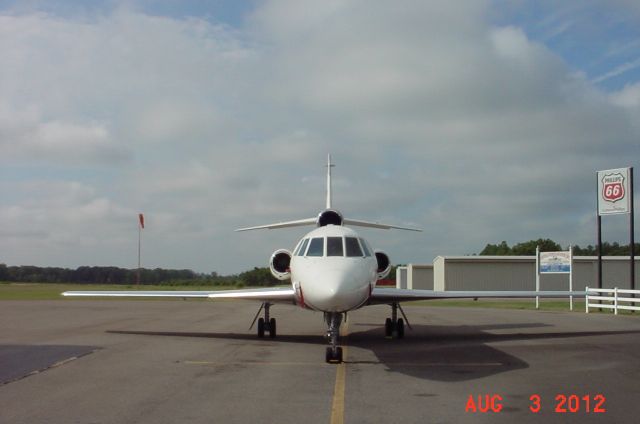 Dassault Falcon 50 (N990MM) - FALCON ON THE RAMP AT PERRY GA